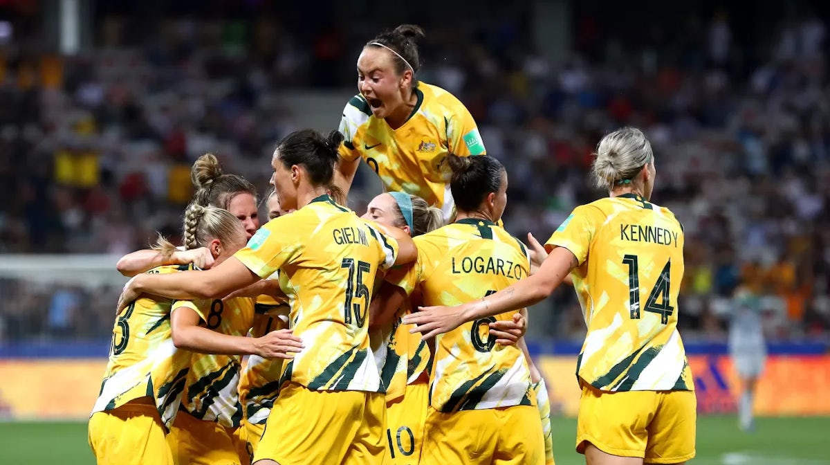 Matildas celebrate - Getty Images