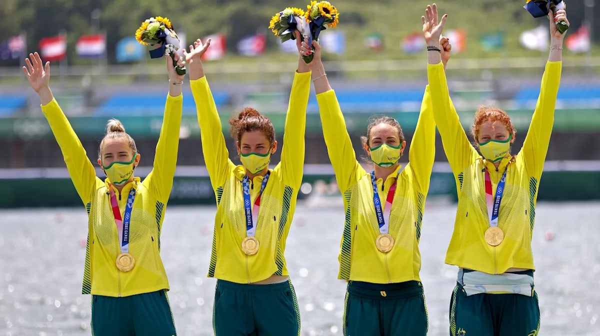 Australian Women's Four Win Gold at Tokyo 2020