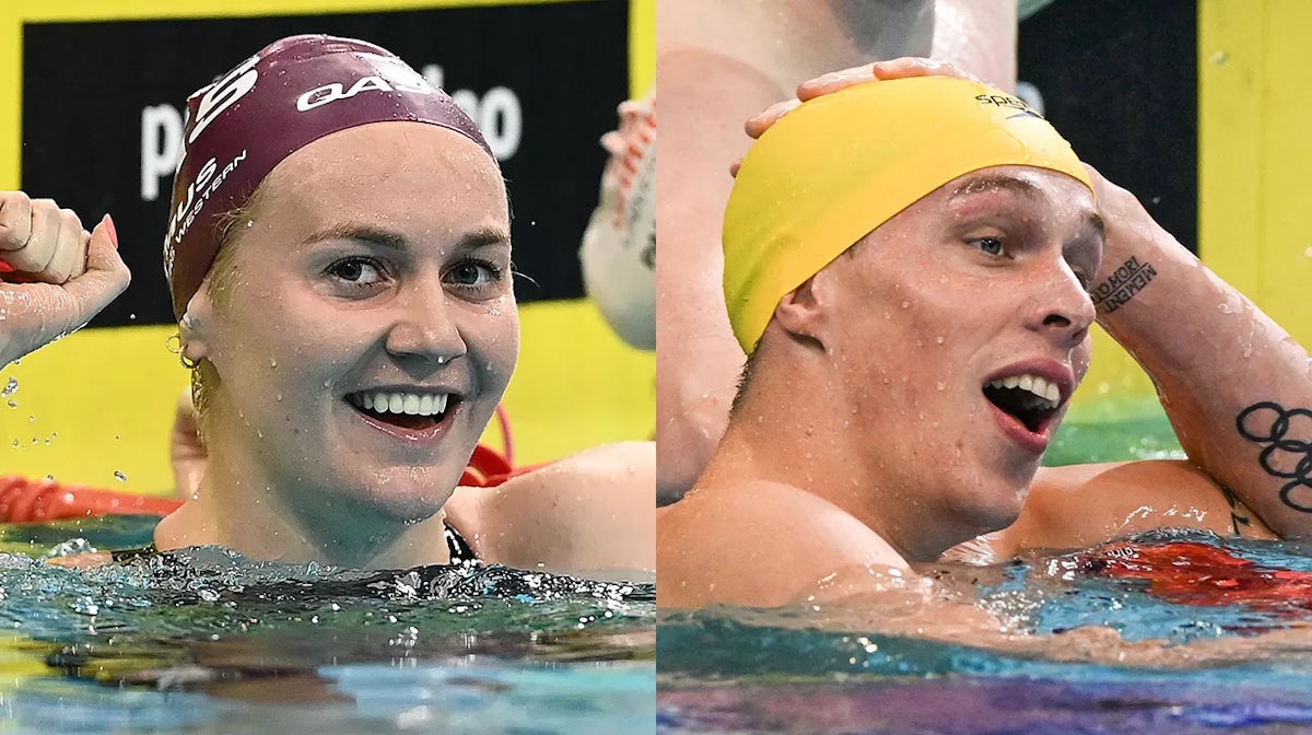 Ariarne Titmus and Zac Stubblety-Cook Aus Swimming Champs 2022