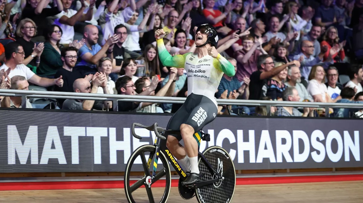 Matthew Richardson Track Cycling wins final London 2023