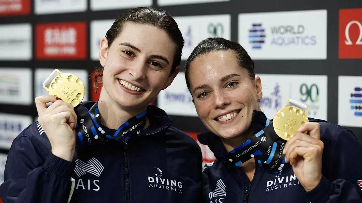 Maddison Keeney and Anabelle Smith Gold Diving World Cup Super Final 2024