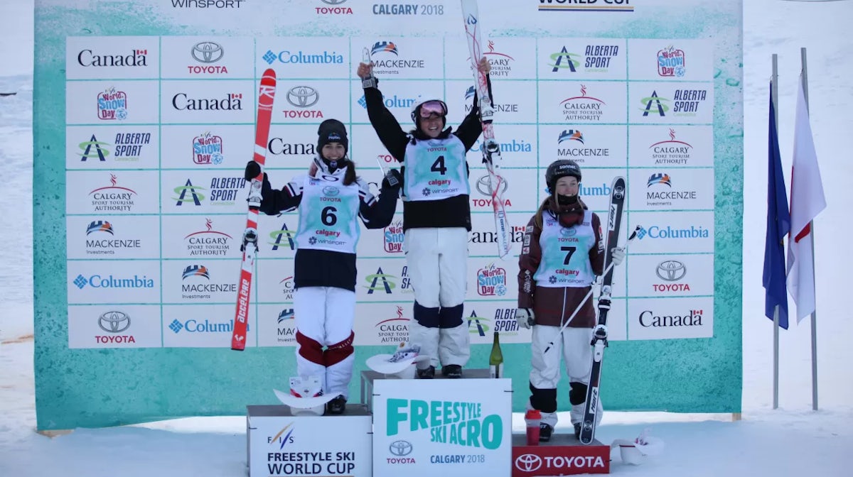 Double podium for Aussie mogul skiers in Calgary
