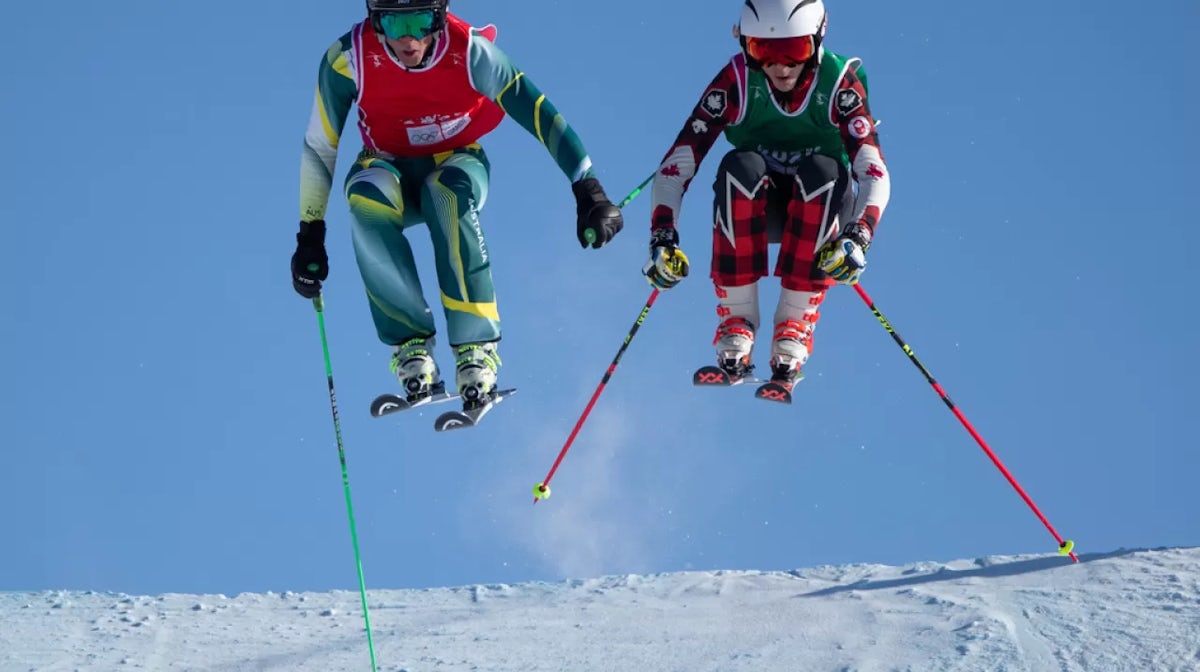 Jasper Cobcroft in the men's ski cross at Lausanne 2020