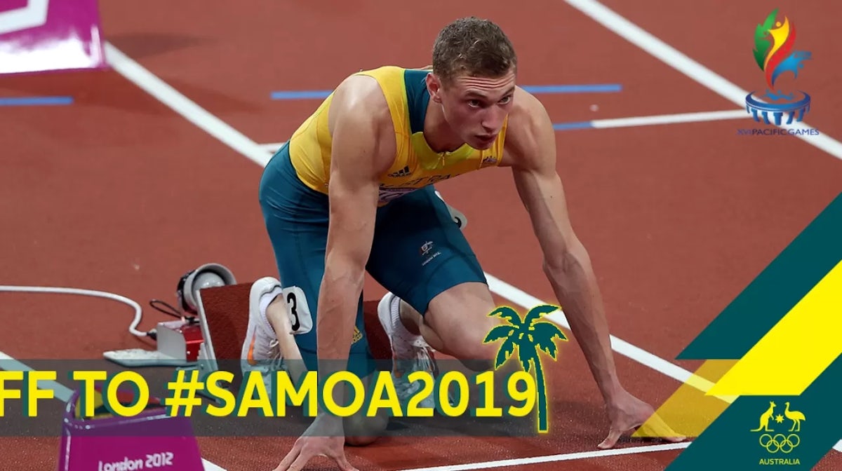 Steve Solomon Off to Samoa 2019 Pacific Games