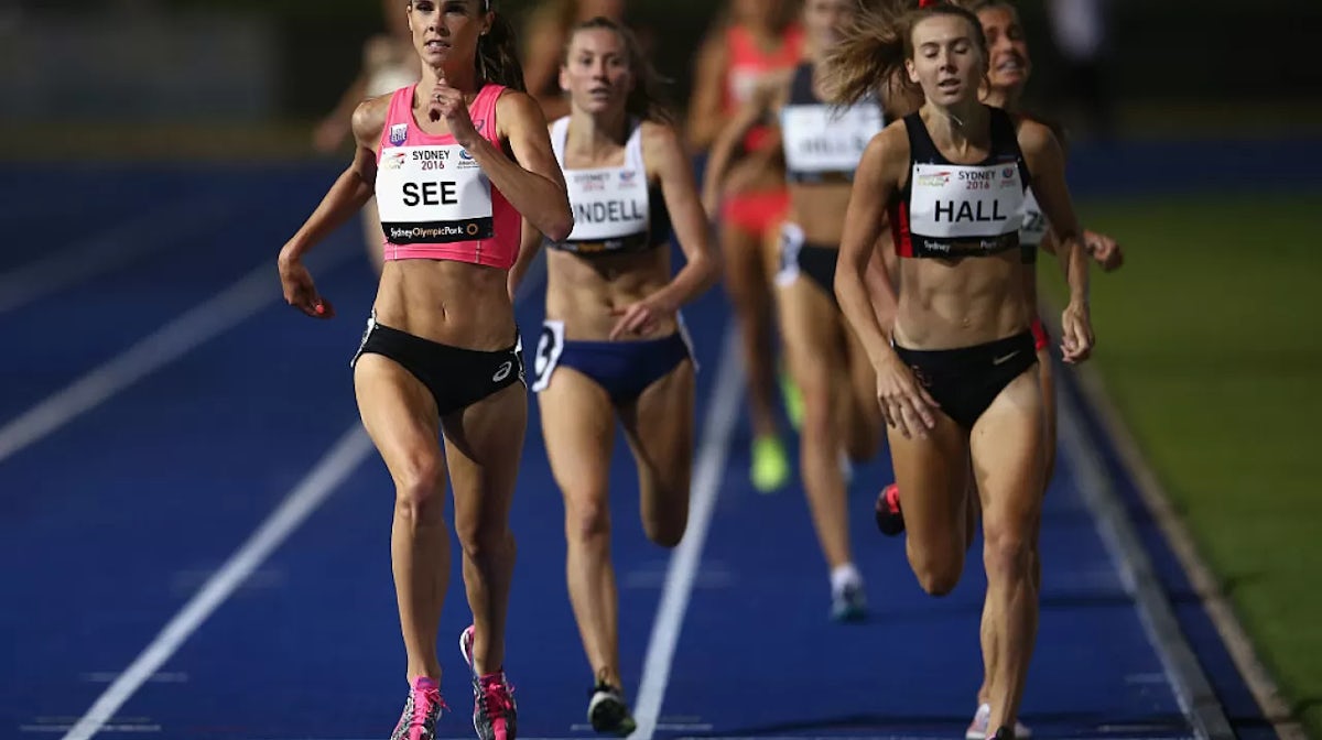 Linden Hall becomes 3rd fastest Aussie ever at 1500m
