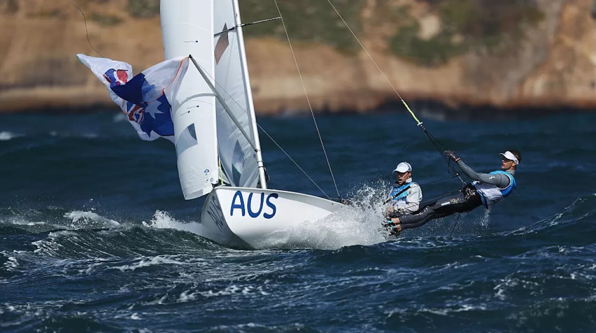 Aussies in good position in sailing, as week one comes to a close