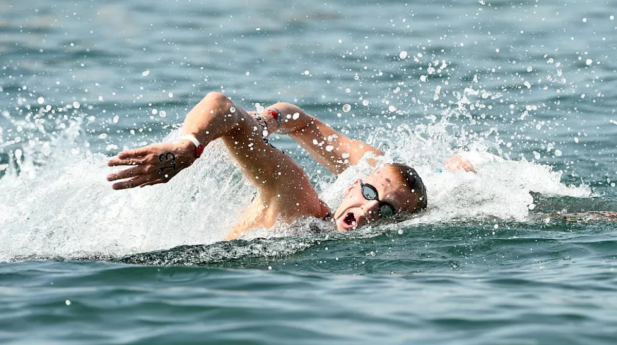 Poort’s plan to rock Rio almost pays off in brave open water swim