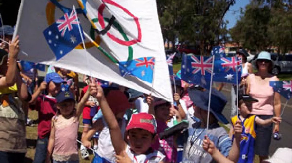 Boxing Kangaroo leads Olympic Day celebrations