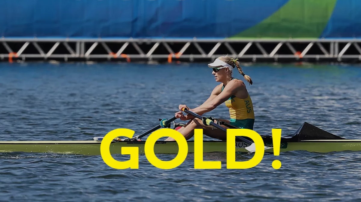 Golden girl breaks eight-year Olympic rowing drought