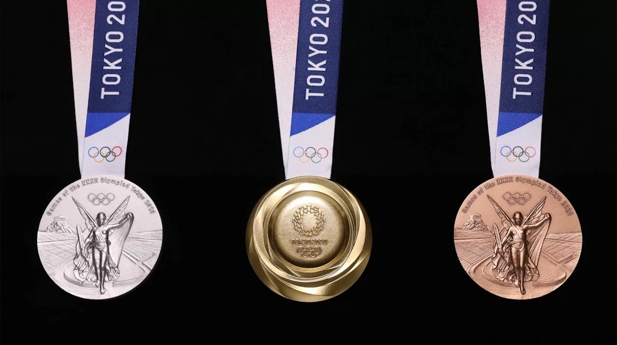 Designs for Tokyo 2020's Recycled Medals Unveiled