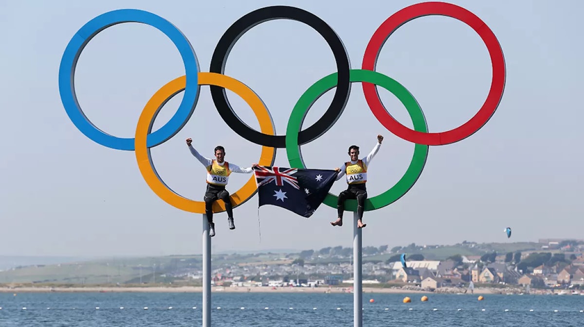 Australian Sailors in the Olympic Rings