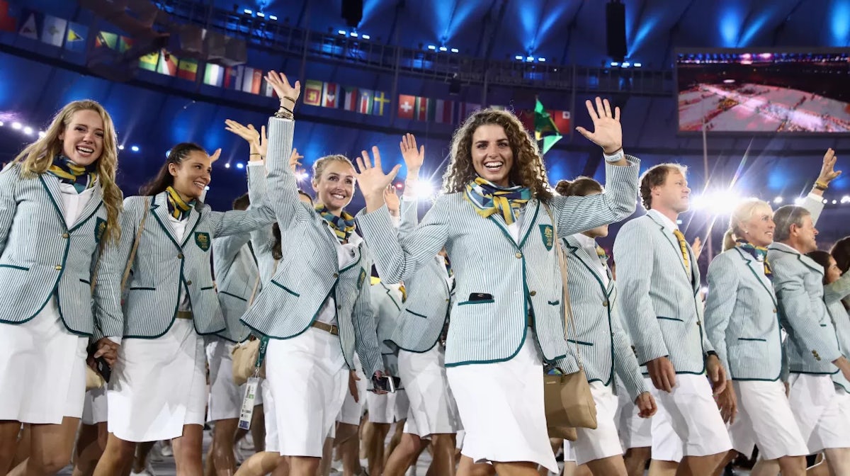 Australia (Jess Fox) Rio 2016 Opening Ceremony - Getty Images