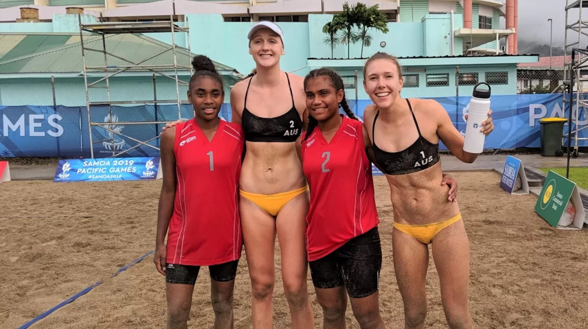 Britt Kendall and Stef Weiler vs New Caledonia, Samoa 2019 Day 1 - AOC