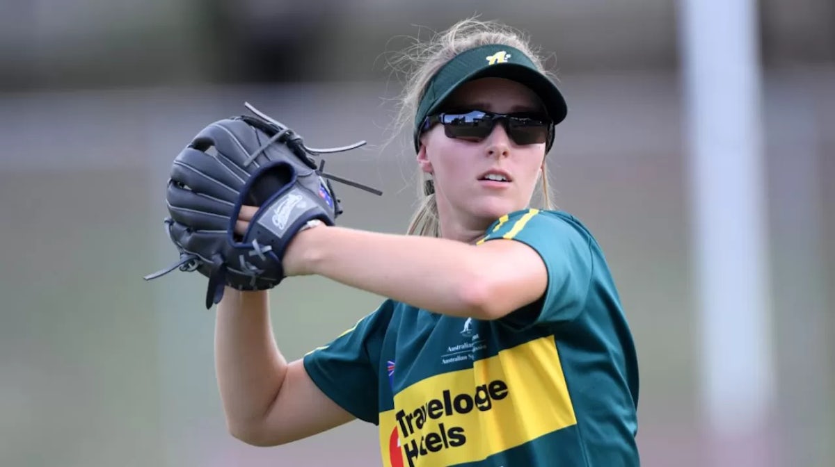 Tahli Moore Aussie Spirit Debut - Softball Australia