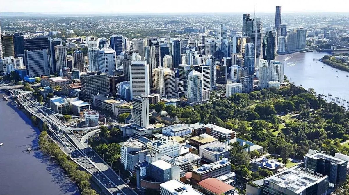 Brisbane City aerial shot - Brisbane City Council