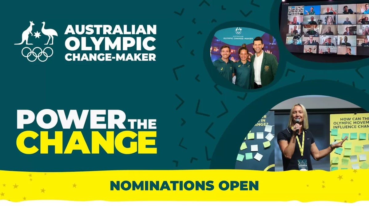 Nominations are open for the 2021 Australian Olympic Change-Maker program