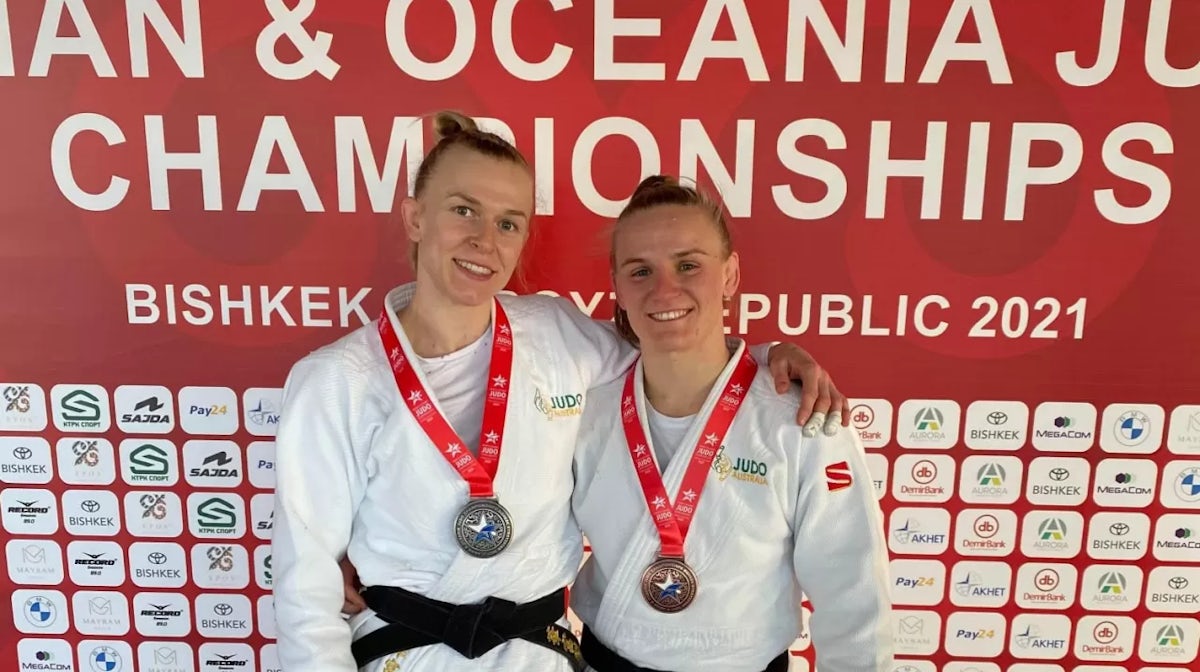 Katharina and Aoife Judo Australia