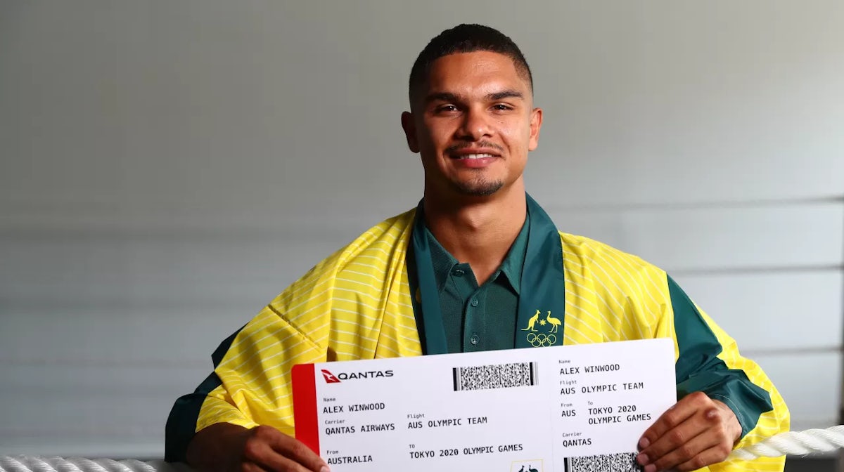 Alex Winwood poses after the announcement of the Australian boxing squad for the 2020 Tokyo Olympic Games, at Gold COast PCYC on May 04, 2021 in Gold Coast, Australia. (Photo by Chris Hyde/Getty Images)