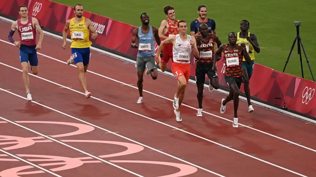 Peter Bol fourth in 800m final
