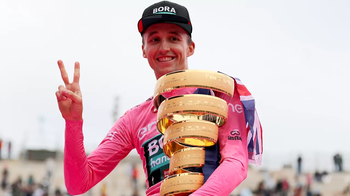 2022 Giro d’Italia winner Jai Hindley
