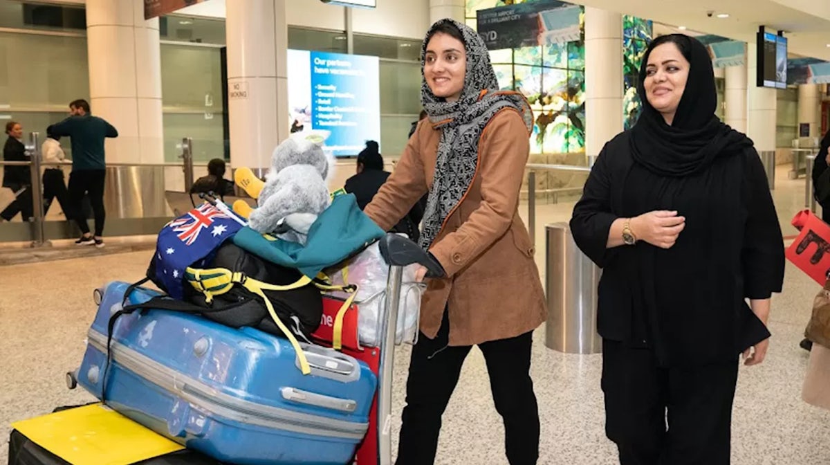 AOC helps families flee Afghanistan for a new home in Australia