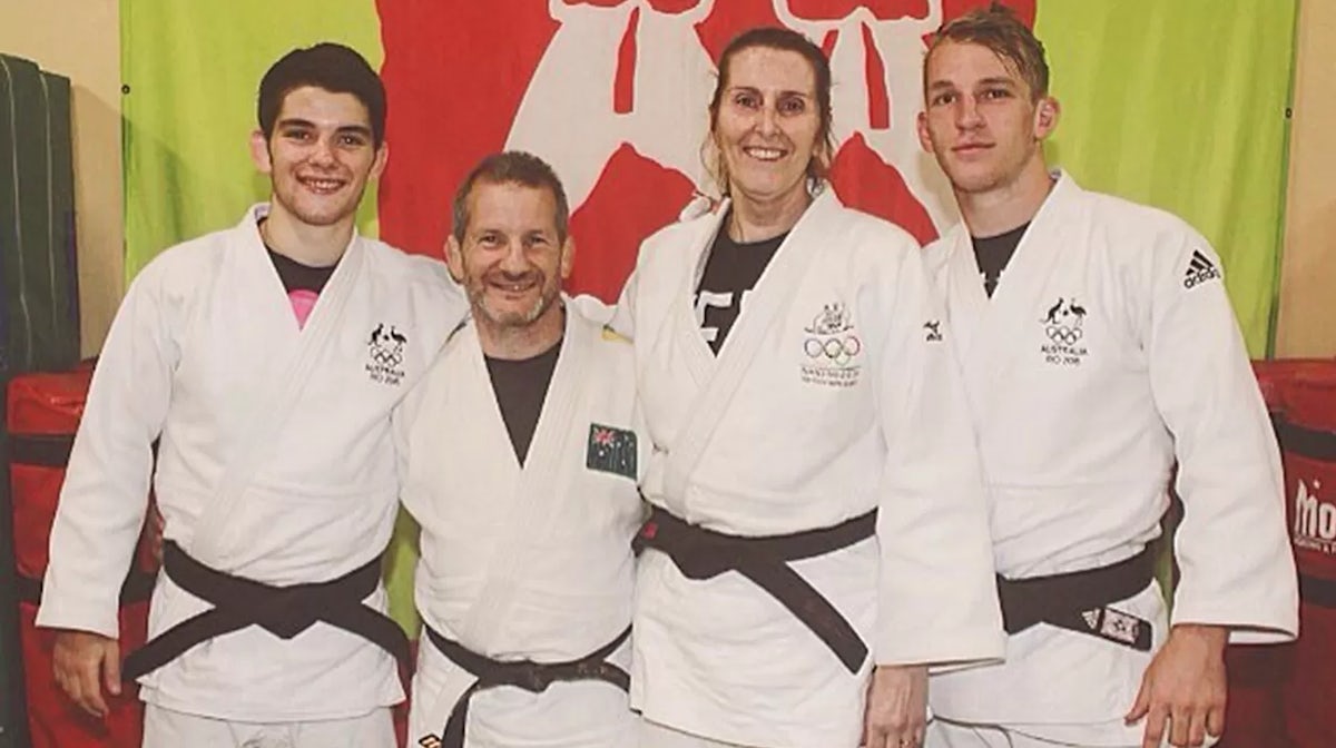 L-R: Josh, Rob, Kerrye and Nathan Katz prior to Rio 2016