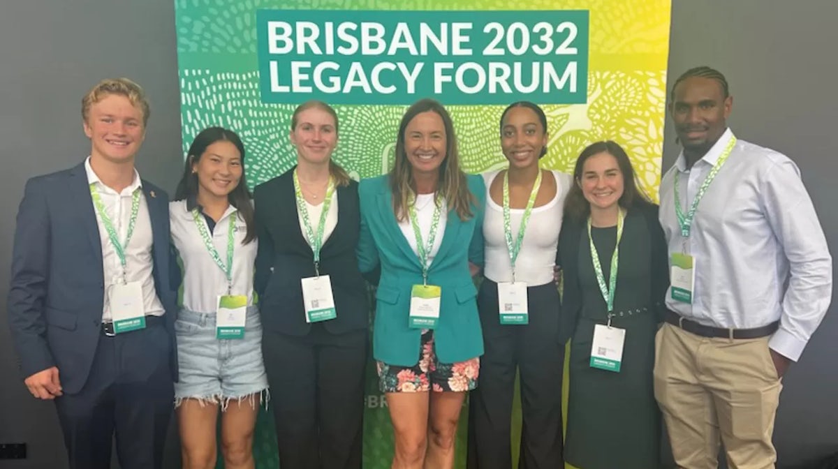 Change-Maker students at Brisbane 2032 Legacy Forum