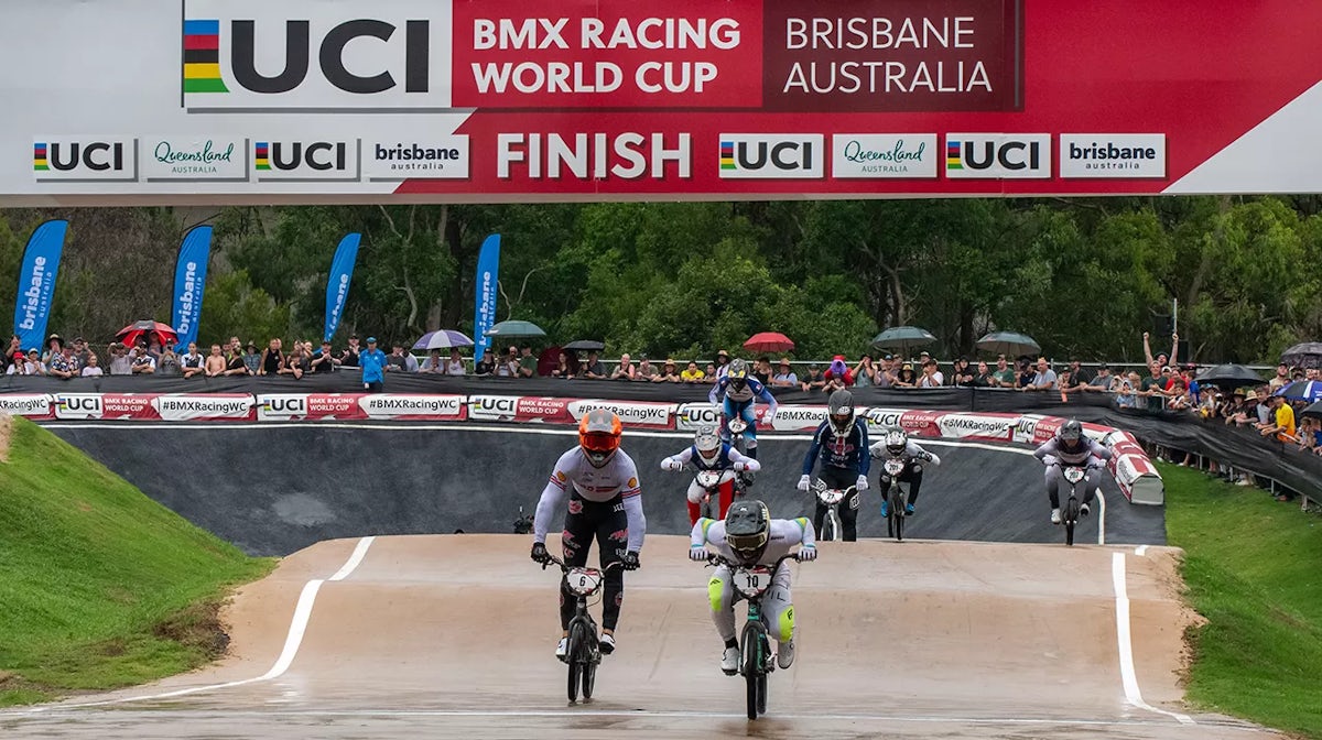 Izaac Kennedy wins Brisbane World Cup BMX 2024