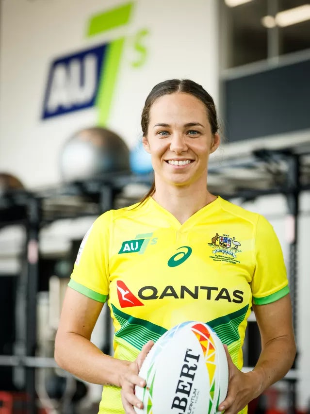 Chloe Dalton poses during the Rugby Australia Womens Sevens Media Announcement at Rugby HQ on January 14, 2020 in Sydney, Australia. (Photo by Hanna Lassen/Getty Images)
